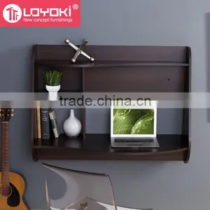 MDF Wood Wall Amount Desk Multiple Functions Home Furniture Wooden Desk Floating Computer Desk Wall Mounted Table thumbnail-1