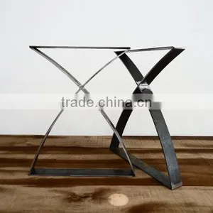 New Style 28 Inch Black Powder Coated Iron Display Table Leg thumbnail-4