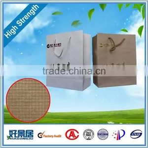 Recycled Flat Handle Brown Krafts Paper Bags Custom, Kraft Paper Shopping Bag thumbnail-5