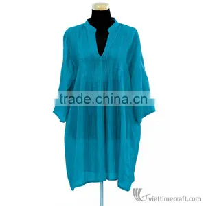High Quality Silk Dress With Various Colors and Sizes for Women. 100% Handmade in Vietnam thumbnail-1
