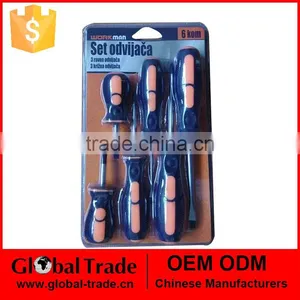 T0290 6Pc CR-V Screwdriver Massage Handles thumbnail-1