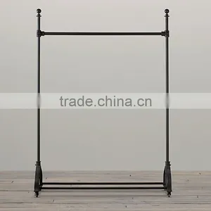 Fashion Design Super Mall Clothes Store Hanging Metal Clothes Display Rack thumbnail-3