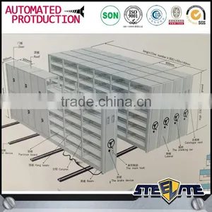 China Factory Direct Sale Cheap Library Furniture Movable Metal the Bookshelf thumbnail-5