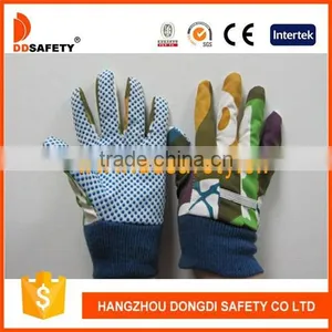 DDSAFETY 2017 Garending Glove Colorful PVC Dots Kids Safety Working Gloves thumbnail-1