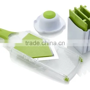 The Professional Mandoline Slicer Cutter Grater Steel V-Blade Guard Fruit Fries Cook thumbnail-2