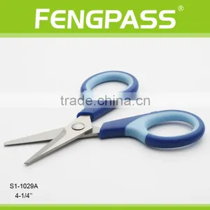 S1-1029A 4.25" 2Cr13 Stainless Steel Blade With PP+TPR Plastic Handle Mini Scissors thumbnail-4