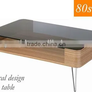 Modern Square Folding Wooden Coffee Table, Living Room Furniture thumbnail-5