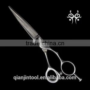 XP-60V QJ159 Baber Scissors With Damascus Layer Steel Hair Cutting Scissors thumbnail-2