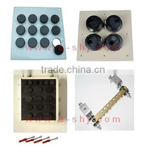 1/2", 7/8" Cable Wall Entry System, Grounding Bar, Feeder Cable Clamp, Grounding Kit thumbnail-1