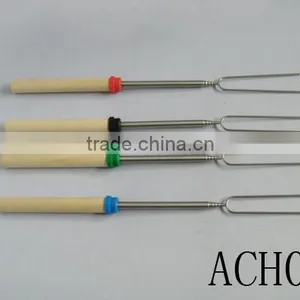 Stainless Steel Wooden Handle BBQ Tool Sets thumbnail-1