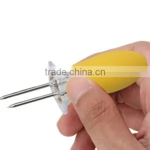 New Upgarde Safety Convenient Corn on the Cob Holders Skewers Needle Prongs For BBQ Barbecue thumbnail-4