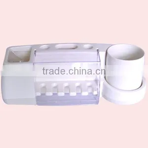 Plastic Wall Mounted Toothbrush Holder With Sucker thumbnail-2