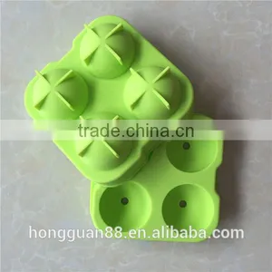 2015 New Promotion Silicone Ice Ball Mold/ice Ball Maker, Hot Selling 4cavity Silicone Ice Ball Mold / Cheap Silicone Ice Ball thumbnail-1