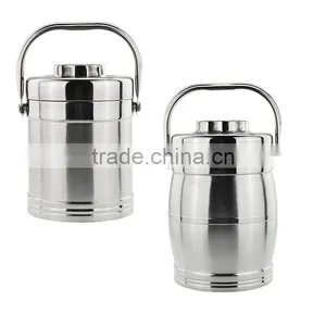 China Metal Ice Bucket Manufacture OEM Insulated Ice Bucket Stainless Steel Mini Ice Bucket With Lid thumbnail-3