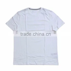 Mens Blank White Tee Shirt 100% Cotton Mens T-shirt Crew Neck Short Sleeve Tee Shirt Blanks thumbnail-6