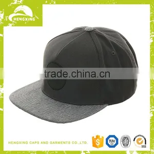 Leather Patch Adjustable Cheap Snapback Camp 5 Panel Hat /Flat Brim Blank Custom Floral Print Wholesale 5 Panel Cap thumbnail-2