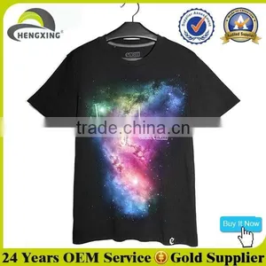 2015 Latest Mass Production Custom Printed Galaxy T-shirts thumbnail-1