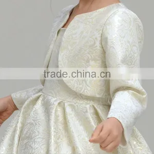 Wholesale Children 's Jacket Baby Girl Wedding Dress Bolero thumbnail-3