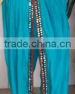 Sale WHOLESALE LOT 10 DHOTI PANTS SALWAR BOTTOM , COTTON EMBROIDERED thumbnail-1