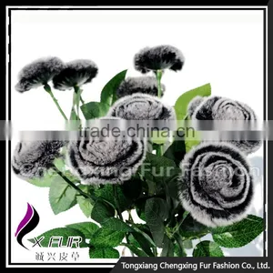 CX-A-69A Lastest Design Hot Popular Rex Rabbit Fur Walmart Wedding Flower thumbnail-3