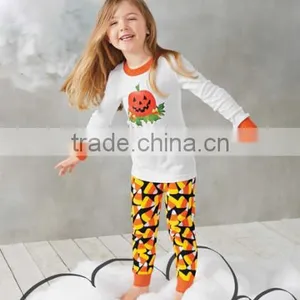 Kids Halloween Costume Pumpkin Pajamas thumbnail-1
