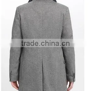 2014 Men Coat Formal Wear Offwhite Color Wool Fabric thumbnail-3