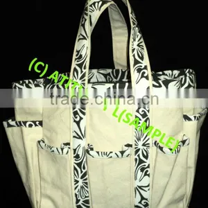 COTTON CANVAS HANDBAGS thumbnail-1