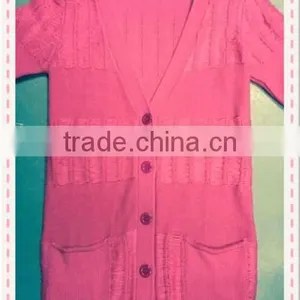 Pattern Knitted Coat&Wool Coat&Winter Clothes For Lady thumbnail-1