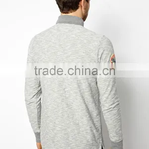 Mens Polo T-shirt , 100%cotton Polo T-shirt,polo Neck Long Sleeve T-shirt thumbnail-2