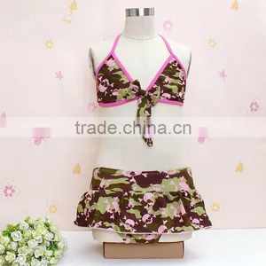 S13736A 2016 Kid Swimwear Girl's 2 Pcs Bikini Swimsuits thumbnail-3