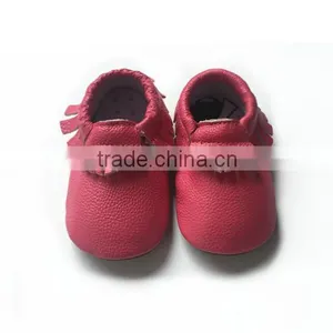 2016 Colorful Shoes Baby Moccasin High Quality Baby Leather Shoes With Rubber Sole Shoes Fashion Shoes thumbnail-2