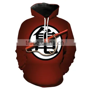 M-6XL Anime Dragon Ball Z Pocket Hooded Sweatshirts Kid Goku 3D Hoodies Pullovers Men Women Long Sleeve Outerwear New Hoodie thumbnail-4