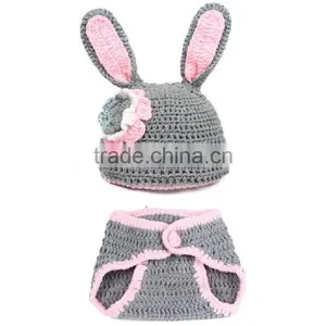 New Design Monster Animal Wool Handmade Photo Props Winter Crochet Baby Hat thumbnail-2