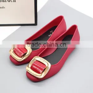 Flat Melissa Shoes for Women, Square Button Type Melissa thumbnail-4
