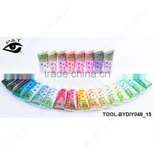 50ML 24colors Best Colorful Epoxy Cream Glue Glue Simulation Cream for DIY Craft Phone Case Decoration thumbnail-3