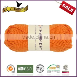 Charmkey Baby Sweater Knitting Yarn Natural Fiber Combed Cotton Yarn Hand Knitting Yarn thumbnail-4