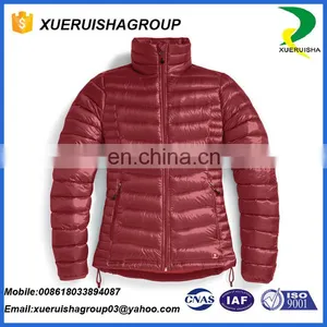 Wholesale Ultra Light Reversible Leather Goose Down Jacket thumbnail-2