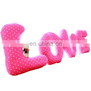 Wedding Gift LOVE Letter Shape Decorated Pillow Bedding Pillow thumbnail-5