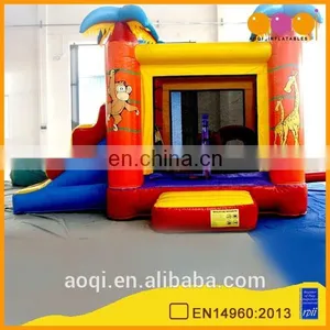 AOQI Most Popular Mini Inflatable Zoo Combo With Slide for Kids With Free EN14960 Certificate thumbnail-1