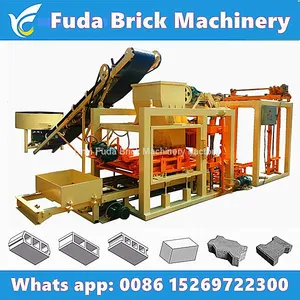 QT4-26C or QT4-25 Shengya Automatic Concrete Block Machine, Habiterra Block Production Line thumbnail-2