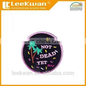China Made Black Twill Embroidered Patch thumbnail-1