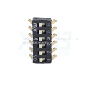Reflow Soldering Strength 1000gf Vertical Patch 2.54mm DIP Switch thumbnail-2