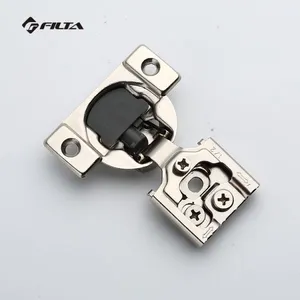 Filta Furniture Hardware American Type 1/2 Overlay Iron Cabinet Hinge thumbnail-3