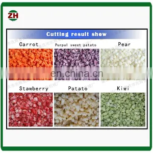 Automatic Potato Cube Vegetable Cutting Machine Mango Fruit Dice Cutting Machine Kiwi Fruit Cutter thumbnail-6