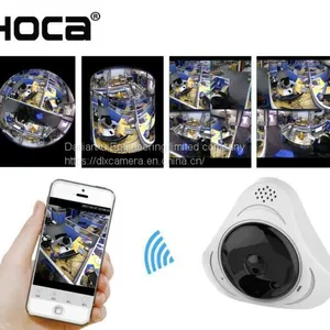 High Quality 960P 1.3Mp HD 360° Plug and Play With SD Card 3D VR Panoramic P2P Wireless WIFI IP IR Camera Two Ways Voice and APP Europe DC5V thumbnail-1
