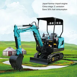 Chinese 1.5Ton Zero Tail Mini Crawler Excavator for Sale thumbnail-5