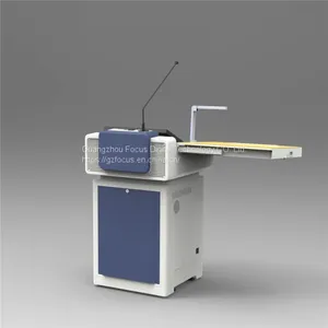 Modern Classroom Digital Podium; Multimedia Lectern; Cheap Pulpit on School Furniture thumbnail-5