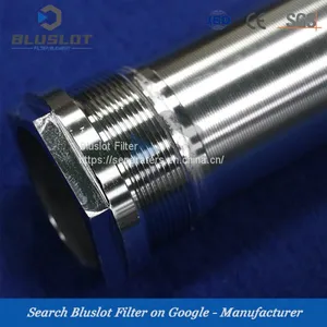 10 Microns High Quality Johnson Wedge Wire Screen Water Well Filter Tube Wedge Wire Screen Filter thumbnail-5