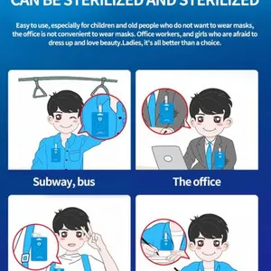 Chlorine Dioxide Card Removing Virus Portable Work Effective 60days Clo2(Children Style) thumbnail-5