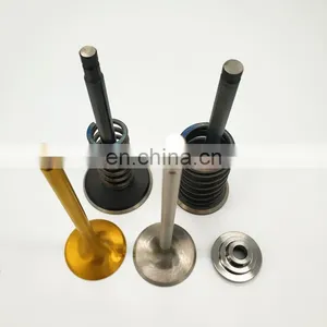 Performance Swirl Polished VR38 VR35 Intake Exhaust Engine Valve for Nissan GT-R 3.8 L VR38DETT Bronze Guides Titanium Retainers thumbnail-2